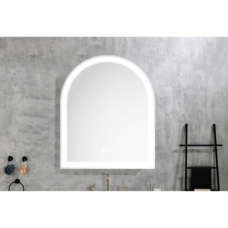 Miroir de salle de bain 30 po x 36 po avec fonction de brouillard - gradateur, 30 po x 36 po