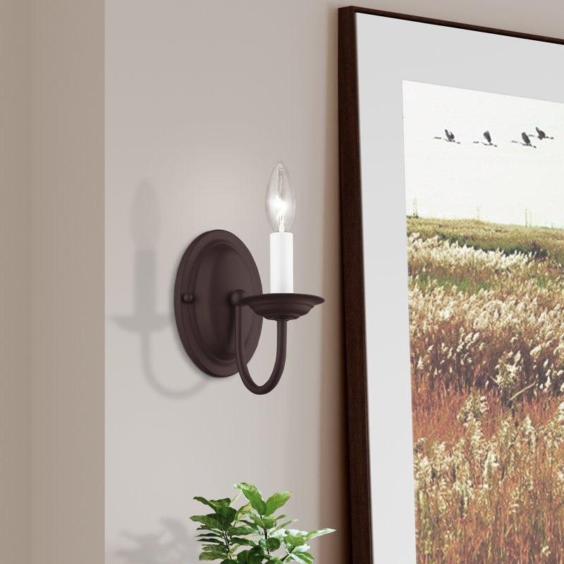 Maynes Candle Wall Light, Bronze