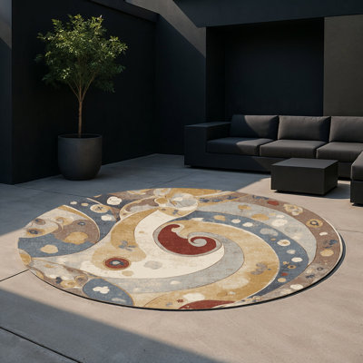 Tapis intérieur et extérieur Vivid Ripple