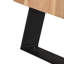 Jamya 40cm W Steel Bedside Table