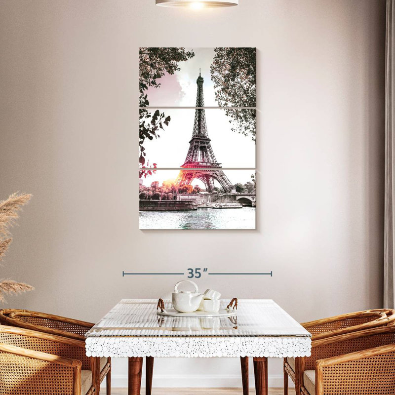 Nicci Eiffel Tower Sun Pop, 45" H x 28" W