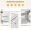 Ensemble de meuble-lavabo moderne 60 "avec meuble-lavabo double 60" (séparé)-940673188