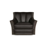 Sophia Leather Swivel Club Chair