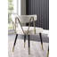 Chaise d'appoint rembourrée (ensemble de 2)