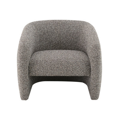 Livia Brown & Gray Tweed Accent Chair