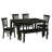 Sisneros 6 - Person Solid Wood Solid Wood Top Four Leg Dining Set