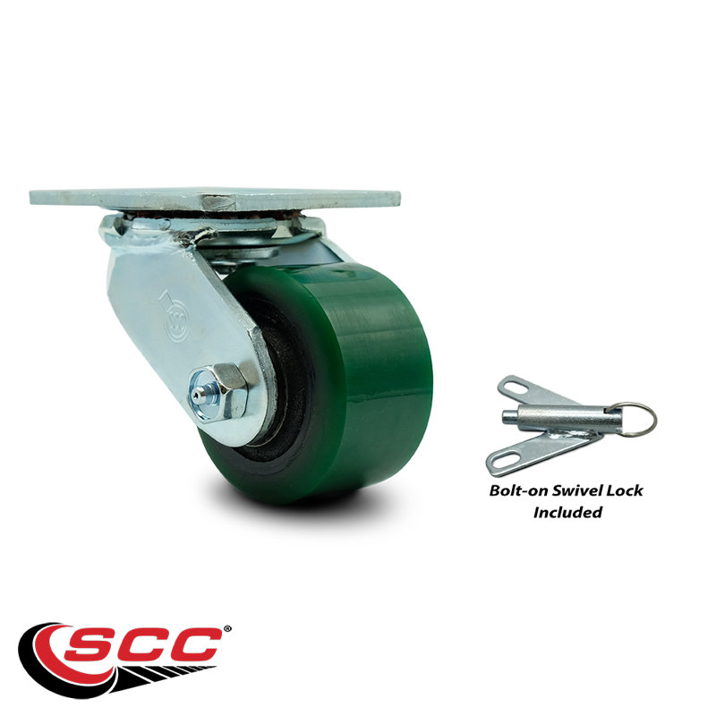 Poly sur roulettes en acier
