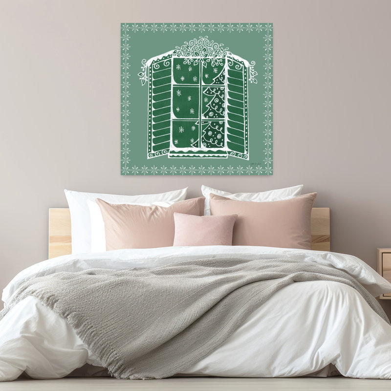 Casse-noisette contemporain avec art de Noël, H 32 po x l 32 po