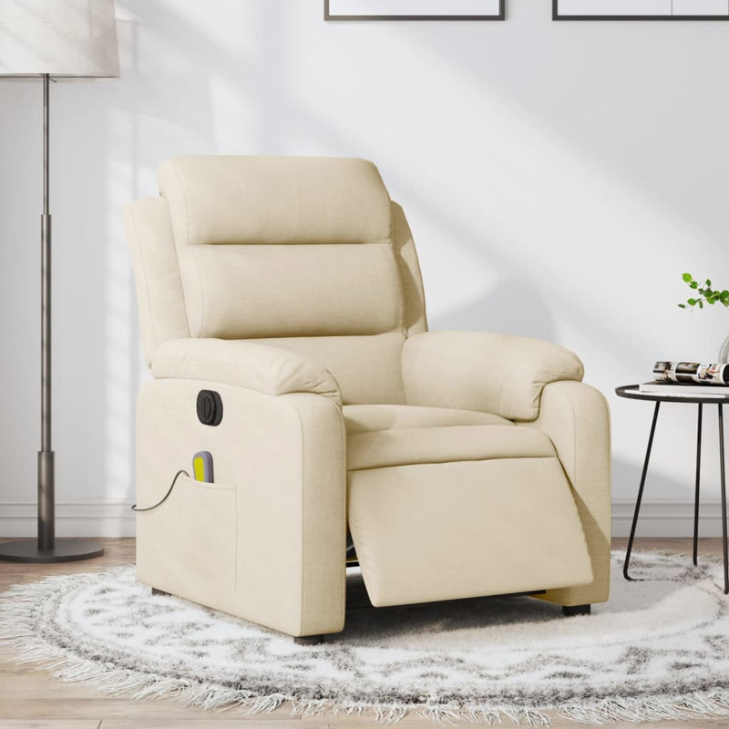 Fauteuil de massage, Polyester crème