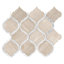 Carrelage mosaïque en marbre poli 11 po x 13 po Tivoli