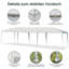 Aspenn 9m x 3m Metal Party Tent