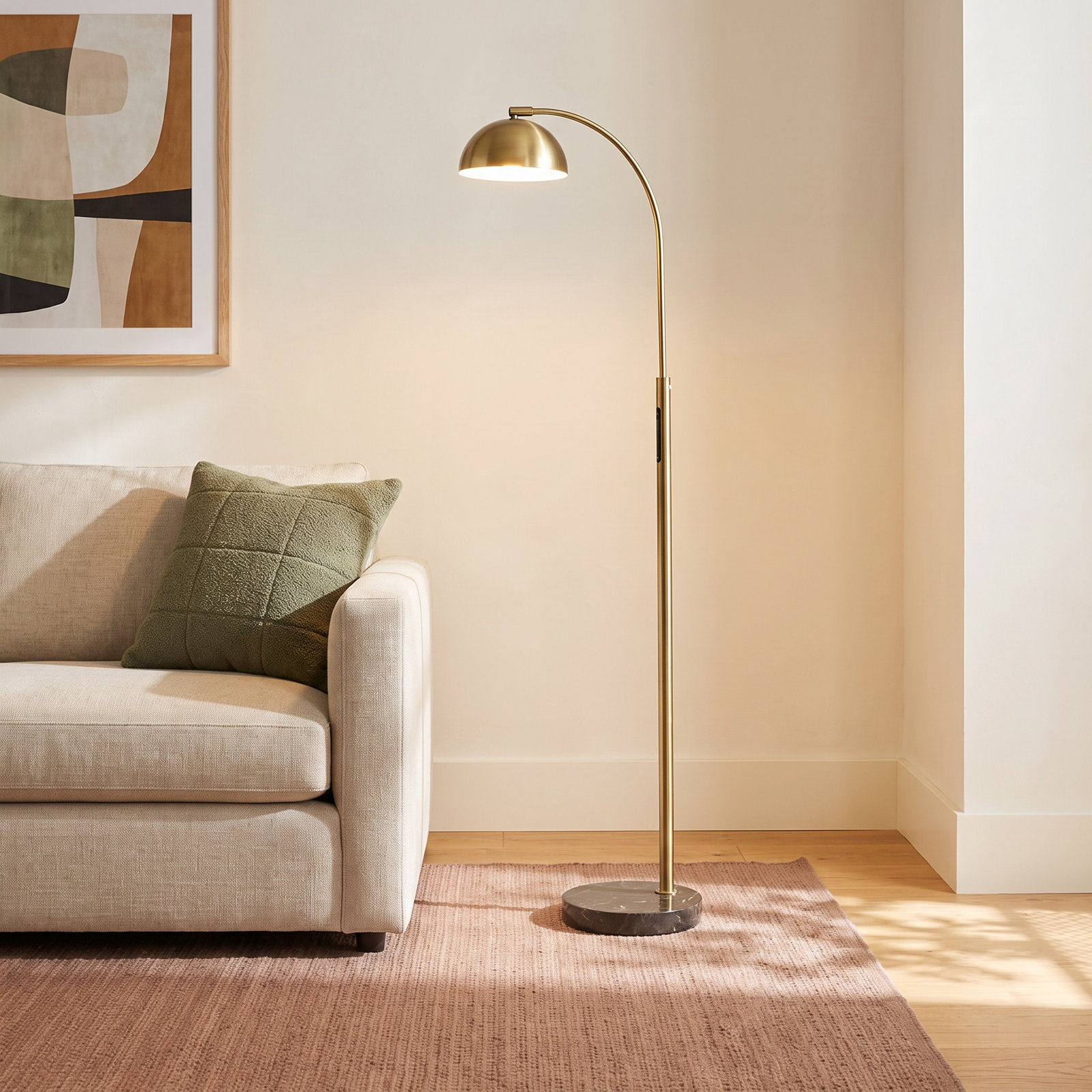 Badlingham 57.75 " Dimmable Floor Lamp