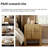 Modern Wood Nightstand With Built-In Charging Station, Curved Mid-Century End Table With 2 Drawers For Bedroom, Living Room,Entryway-552632408