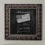 Tableau noir murale à plumes décoratives-15715001