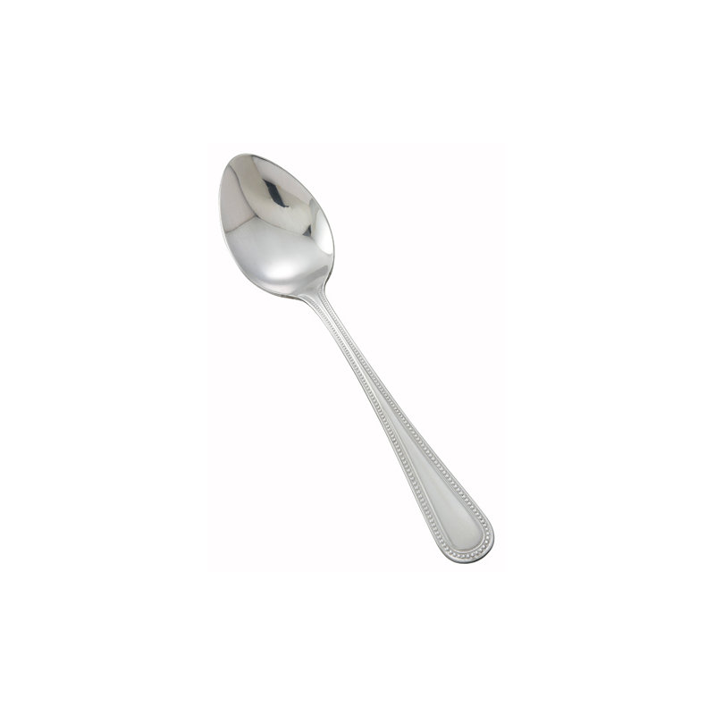 Cuillère à dîner en acier inoxydable Dots, poids lourd, 8,25 po (paquet de 12)