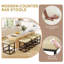 Modern Edge, Cozy Feel: tabourets de bar rembourrés en similicuir pour chaque maison-37728315
