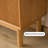 Burlywood Solid Wood Shoe Storage Bench-121159460