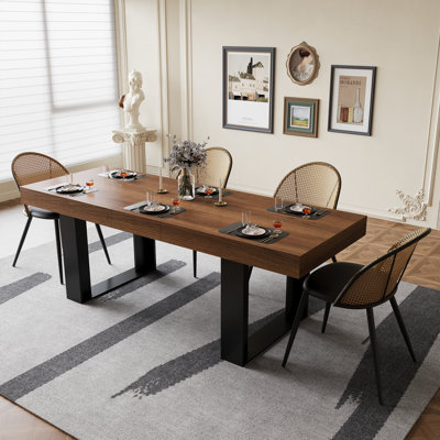 Rectangular Extendable Dining Table