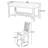 6 - Person Solid Wood Top Trestle Base Dining Set-98630770
