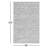 Gabino Geometric Handmade Flatweave Area Rug in Black/Ivory-369911071