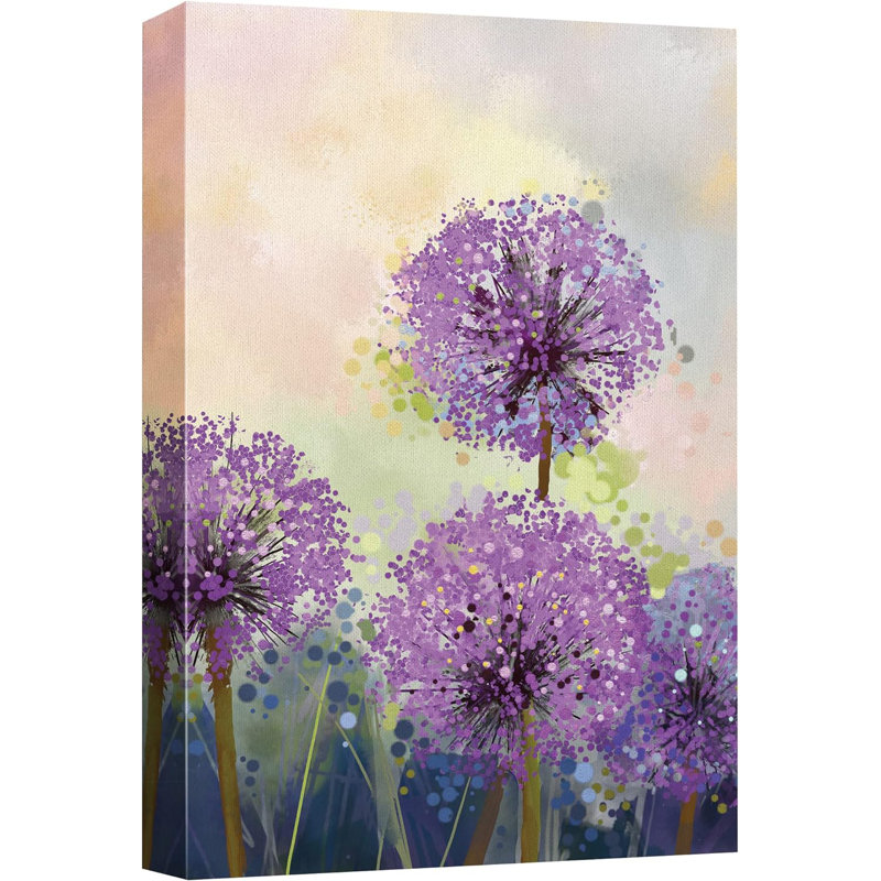 Estampe numérique mauve