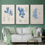 Algues bleu marine VI-91887800-91887802