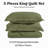 Embossed Quilted Bedspread Set – Soft Microfiber Coverlet With Pillow Shams, Hotel-Style Bedding For High Beds-124241679-124241661
