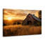 «Harvest Barn Sunset - Farmhouse Countryside Landscape», estampe numérique sur toile tendue-645327743