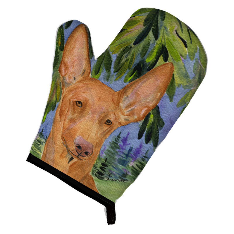 Caroline's Treasures Pharoh Hound Polyester Oven Mitt