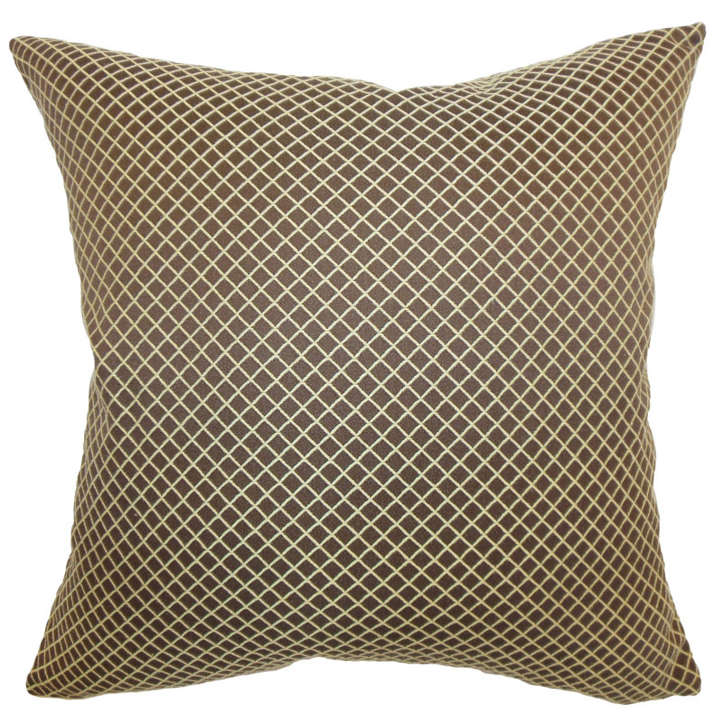Polyester Geometric Sham Set, King