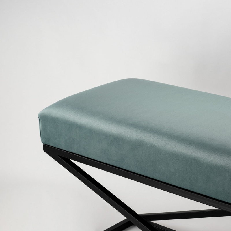 Esam Upholstered Bench, H45 x W45 x D40cm