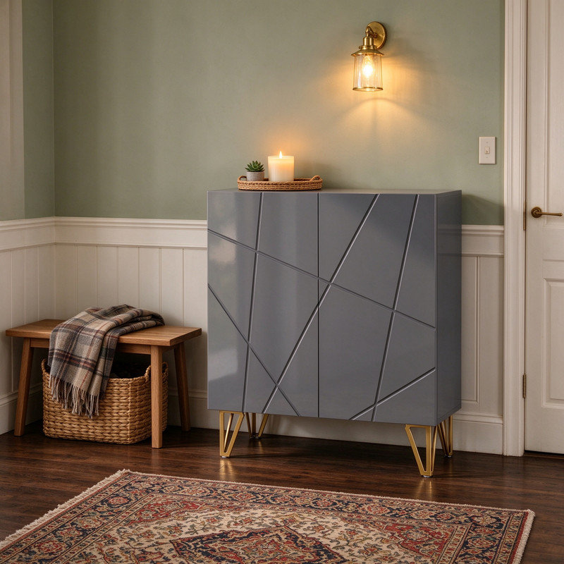 20 Pair Shoe Storage Cabinet
