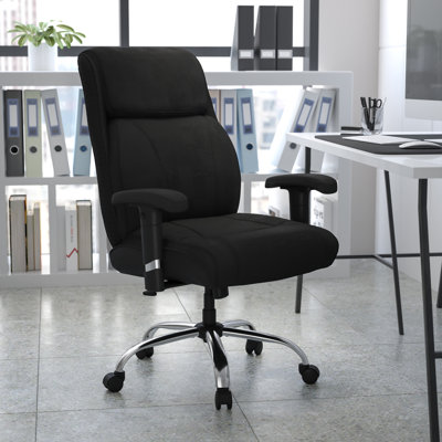 HERCULES Series Big & Tall Swivel Task Office Chair with Clean Line Stitching and Adjustable Arms by Flash Furniture