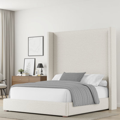Esparto Upholstered Wingback Bed