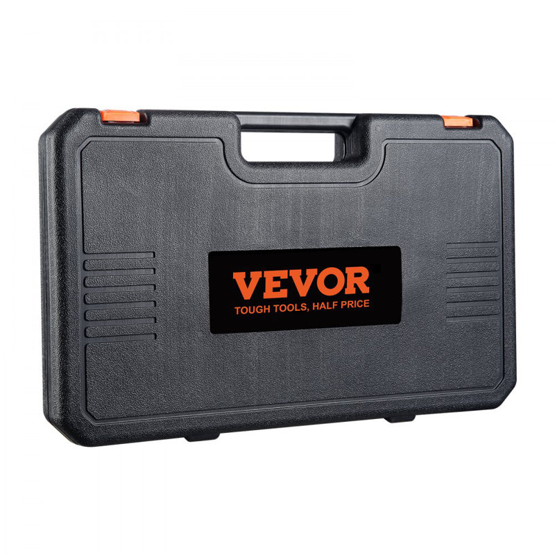 Ensemble de douilles 1/2 "à percussion, 33 pièces SAE 3/8" - 1 "et métrique 10-24mm, en acier allié Cr-V à 6 points pour réparation automatique, marquages faciles à lire, construction robuste, comprend Étui de rangement