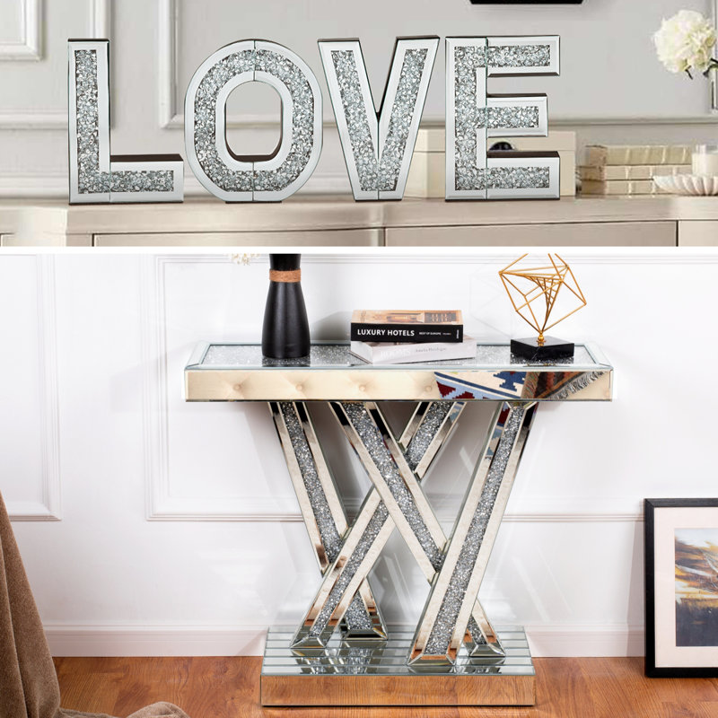 Ensemble de console et miroir Tench 35,43 "