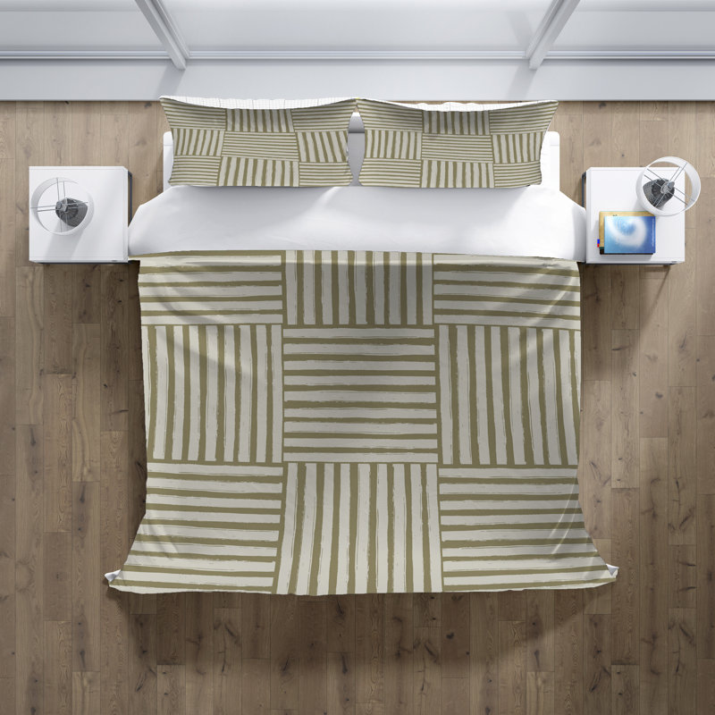 Ensemble de housse de couette , Housse de couette grand + 2 grandes taies décorat