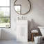 Meuble-lavabo moderne autoportant avec lavabo