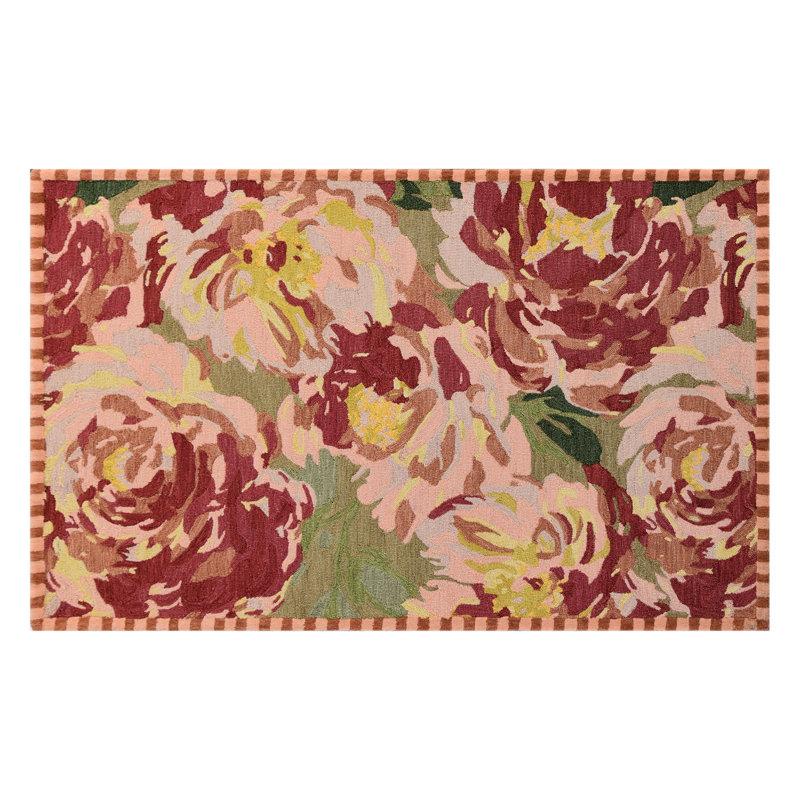 Autumn Rose Rug, Rectangle 5' x 8'