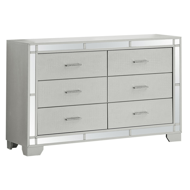 Commode avec 6 tiroirs pour la chambre à coucher