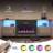 Brahma 63" Fireplace TV Stand for TVs to 70" with Remote Control 23" Electric Fireplace Heater, LED Lighting, Timer, Over Heat Protection-954954932
