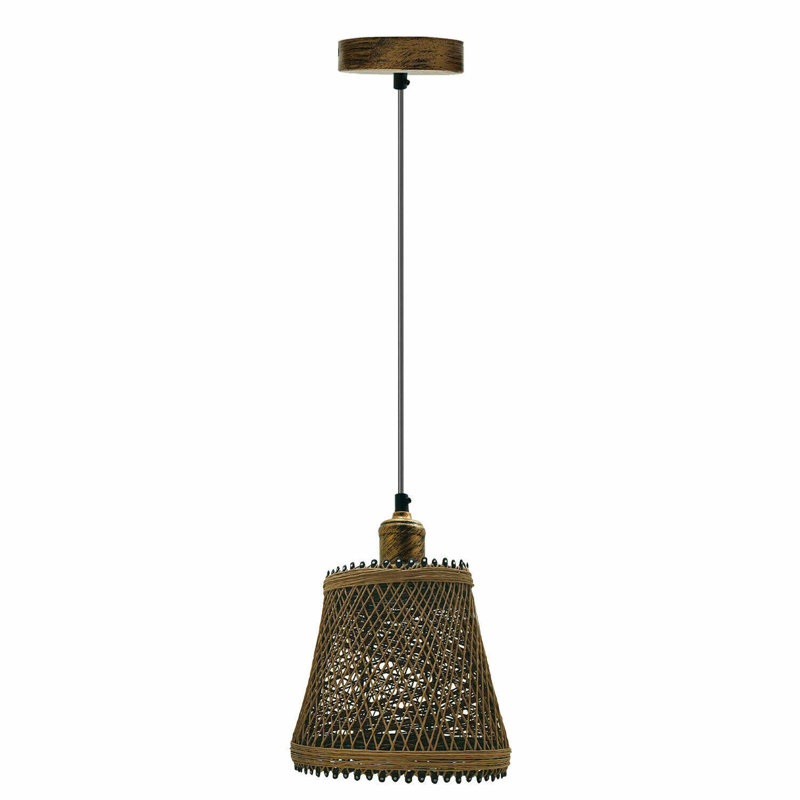Adila 1 - Light Brown Single Pendant