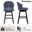 Tabourets de bar rembourrés avec structure en bois massif Aadhvika-59592390-43351221