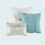 6 Piece Cotton Sateen Quilt Set With Throw Pillows Coral Full/Queen-108977388-108977391