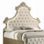 Lit oriental avec DEL, velours beige-2115112979