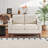 Idrissi 50" W Classic Loveseat With Nailhead Trim & Square Arm-106918625