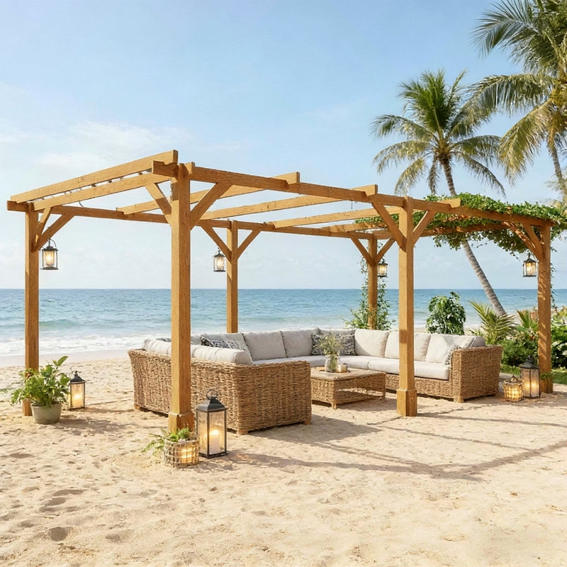 Stable Pergola,Outdoor Gazebo Grape Trellis