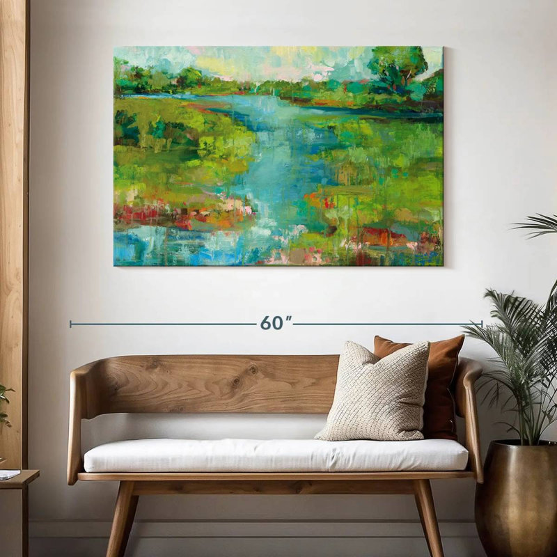 Avery Spring Marsh, 32" H x 48" W