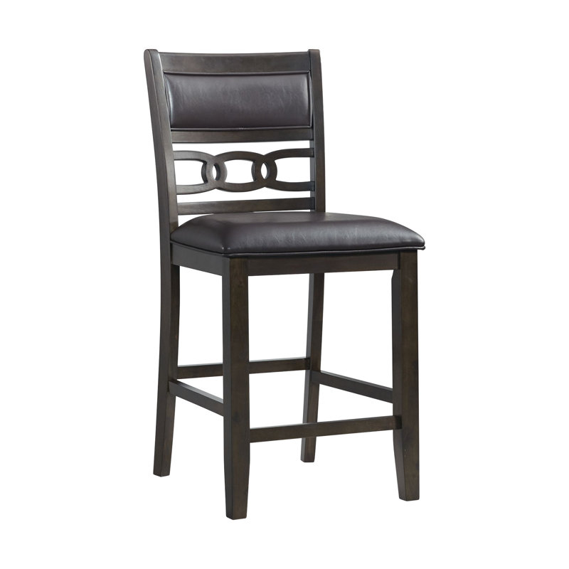Relyea 19'' H Upholstered Side Chair, Walnut, 36" H x 42" L x 42" W