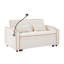Lit beige avec dossier réglable pour des besoins polyvalents et option de charge pliable-1171898261-1171898263